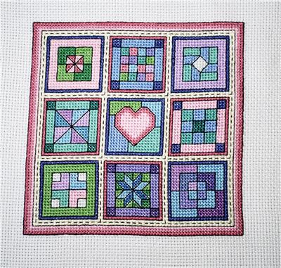 click here to view larger image of Quilt Blocks 10 Cotton Candy (chart)