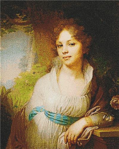 click here to view larger image of Portrait of M I Lopukhina (chart)