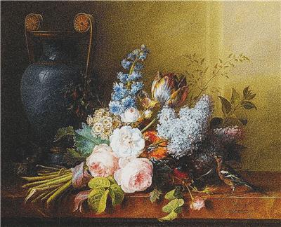 click here to view larger image of Bouquet De Fleurs Au Nid D'oiseau (chart)