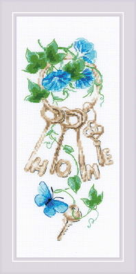 click here to view larger image of Keys to Home (counted cross stitch kit)