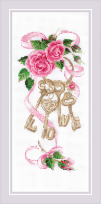 click here to view larger image of Keys to Happiness (counted cross stitch kit)