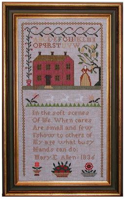 click here to view larger image of Mary E Allen Sampler (chart)