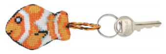click here to view larger image of Nemo Fish Key Ring (counted cross stitch kit)