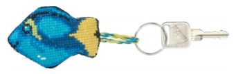 click here to view larger image of Acanthuridae Fish Key Ring (counted cross stitch kit)