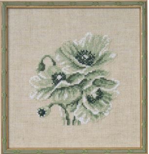 click here to view larger image of Poppies (Linen) (counted cross stitch kit)
