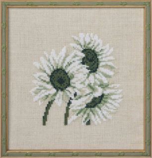 click here to view larger image of Sunflowers (Linen) (counted cross stitch kit)