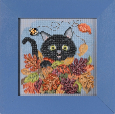 click here to view larger image of Playful Cat (2021) (counted cross stitch kit)
