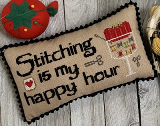 click here to view larger image of Stitching is My Happy Hour (chart)