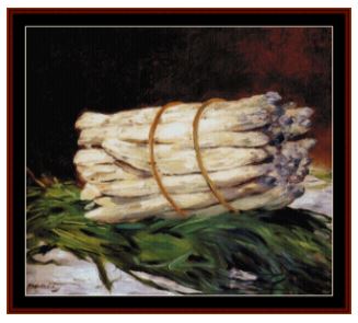 click here to view larger image of Bunch of Asparagus - Edouard Manet (chart)