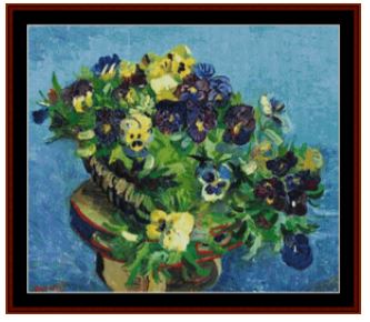 click here to view larger image of Basket of Pansies - Van Gogh (chart)