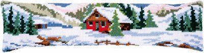 click here to view larger image of Winter Scenery - Draft Stopper (counted canvas kit)