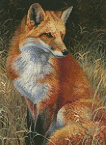 click here to view larger image of Mini Red Fox Painting (chart)
