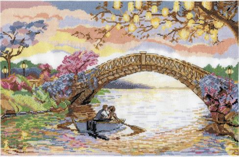 click here to view larger image of Forever Kiss (counted cross stitch kit)
