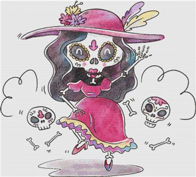 click here to view larger image of Cute Catrina (chart)