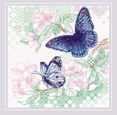 click here to view larger image of Lightness of Spring, The (counted cross stitch kit)