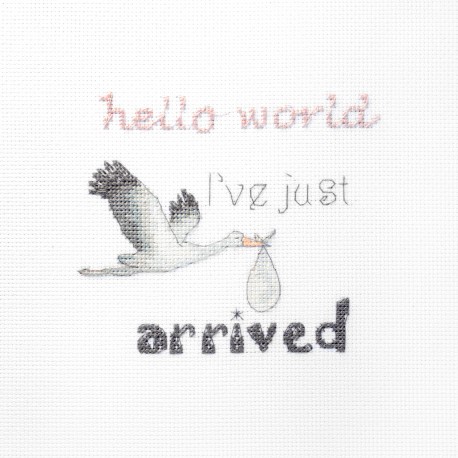click here to view larger image of Gift for a Newborn (counted cross stitch kit)