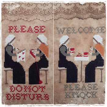click here to view larger image of Welcome Please Knock - Please Do Not Disturb (chart)