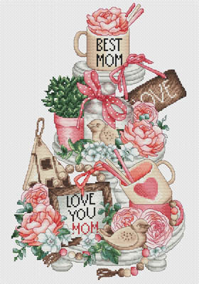 click here to view larger image of Mothers Day on a Platter (chart)