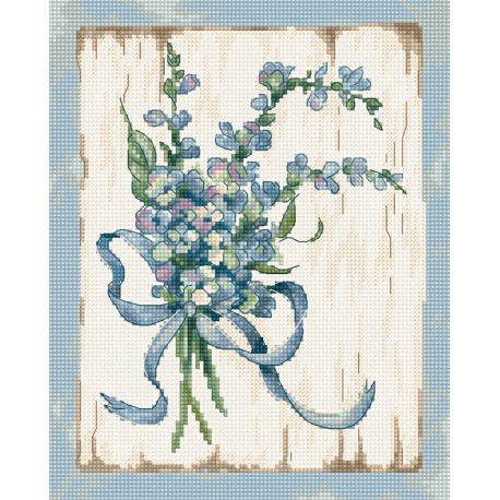 click here to view larger image of Blue I (counted cross stitch kit)