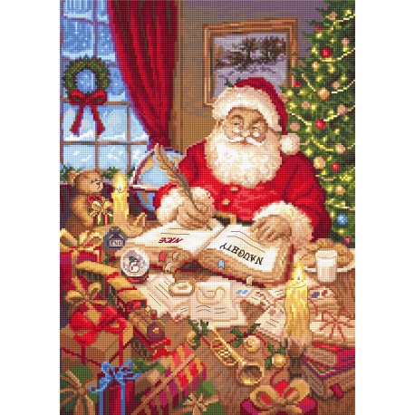 click here to view larger image of List of Naughty and Nice, The (counted cross stitch kit)