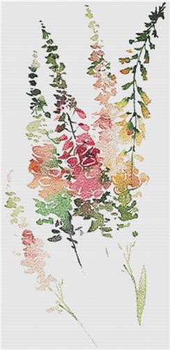 click here to view larger image of Rainbow Floral Arrangement (chart)