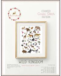 click here to view larger image of Wild Kingdom Alphabet (chart)