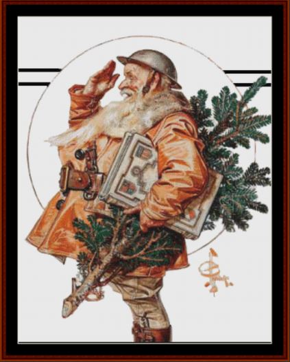 click here to view larger image of World War I Santa (chart)