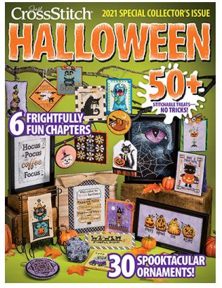 click here to view larger image of Just Cross Stitch Magazine - 2021 Halloween Special Collectors Issue (magazines)