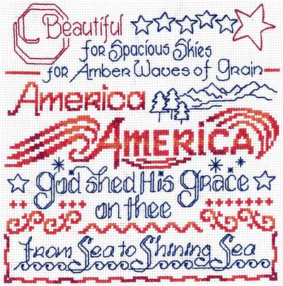 click here to view larger image of America the Beautiful - Ursula Michael (chart)