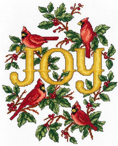 click here to view larger image of Cardinal Joy - Ursula Michael (counted cross stitch kit)