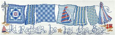 click here to view larger image of I'd Rather Be - Ursula Michael (counted cross stitch kit)