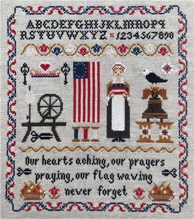 click here to view larger image of Betsy Ross Sampler (chart)
