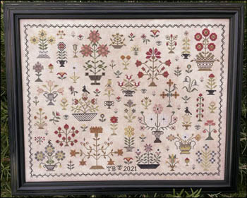 click here to view larger image of Floral Motif Sampler (chart)
