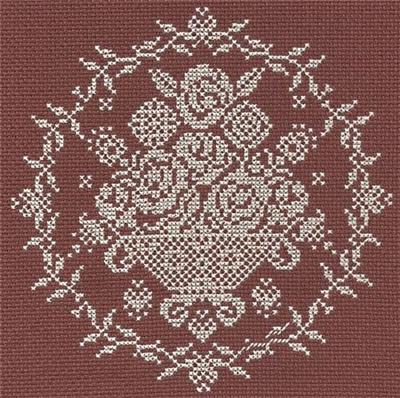 click here to view larger image of Rose Lace Bouquet (chart)