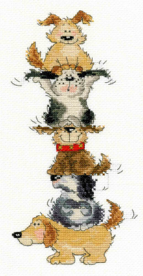 click here to view larger image of Top Dog (counted cross stitch kit)