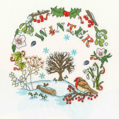 click here to view larger image of Winter Time (counted cross stitch kit)