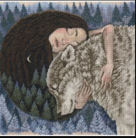 click here to view larger image of Forest Heartbeat (counted cross stitch kit)