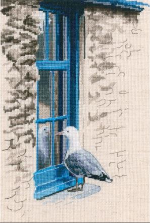 click here to view larger image of With the Flavour of Salt Wind and Sun/Brid	 (counted cross stitch kit)