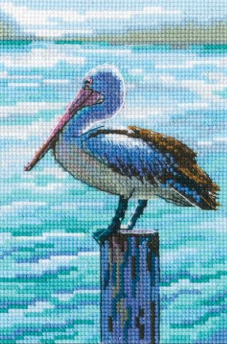click here to view larger image of Pelican  (counted cross stitch kit)
