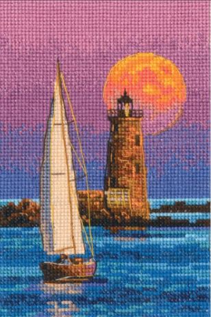 click here to view larger image of Yacht - Flavour of Salt Wind and Sun IV (counted cross stitch kit)