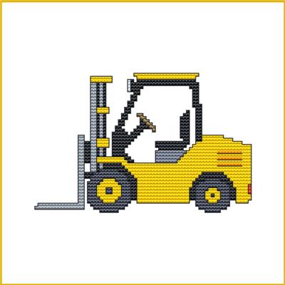 click here to view larger image of Construction Truck - Forklift (chart)