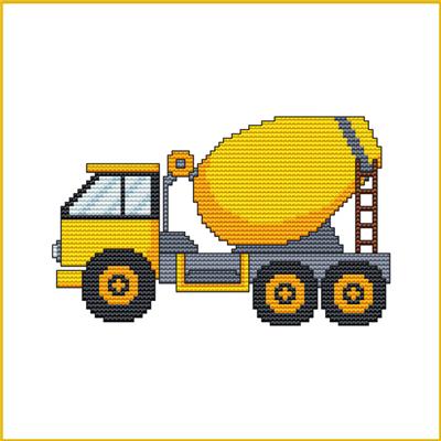 click here to view larger image of Construction Truck - Cement Truck (chart)