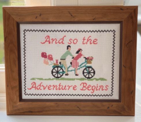 click here to view larger image of And So The Adventure Begins (KIT) (counted cross stitch kit)