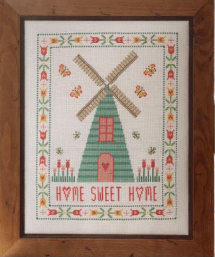 click here to view larger image of Windmill Home Sweet Home (KIT) (counted cross stitch kit)