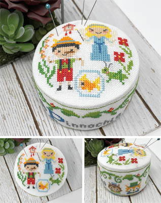 click here to view larger image of Fairy Tale Pin Cushions - Pinnochio (chart)