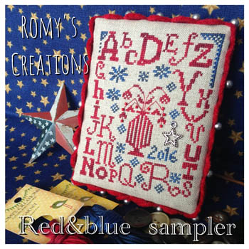 click here to view larger image of Red and Blue Sampler (chart)