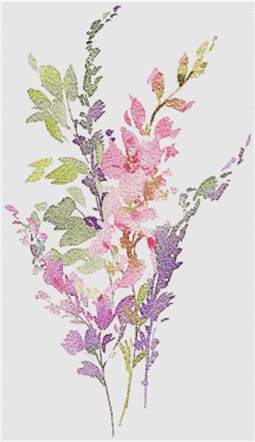 click here to view larger image of Rainbow Floral Arrangement I (chart)