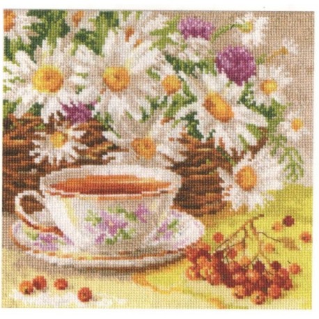 click here to view larger image of Afternoon Tea (counted cross stitch kit)
