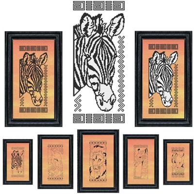 click here to view larger image of African Animals Series - Zebra (chart)