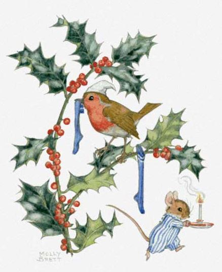 click here to view larger image of Christmas Robin and Mouse - Molly Brett (chart)